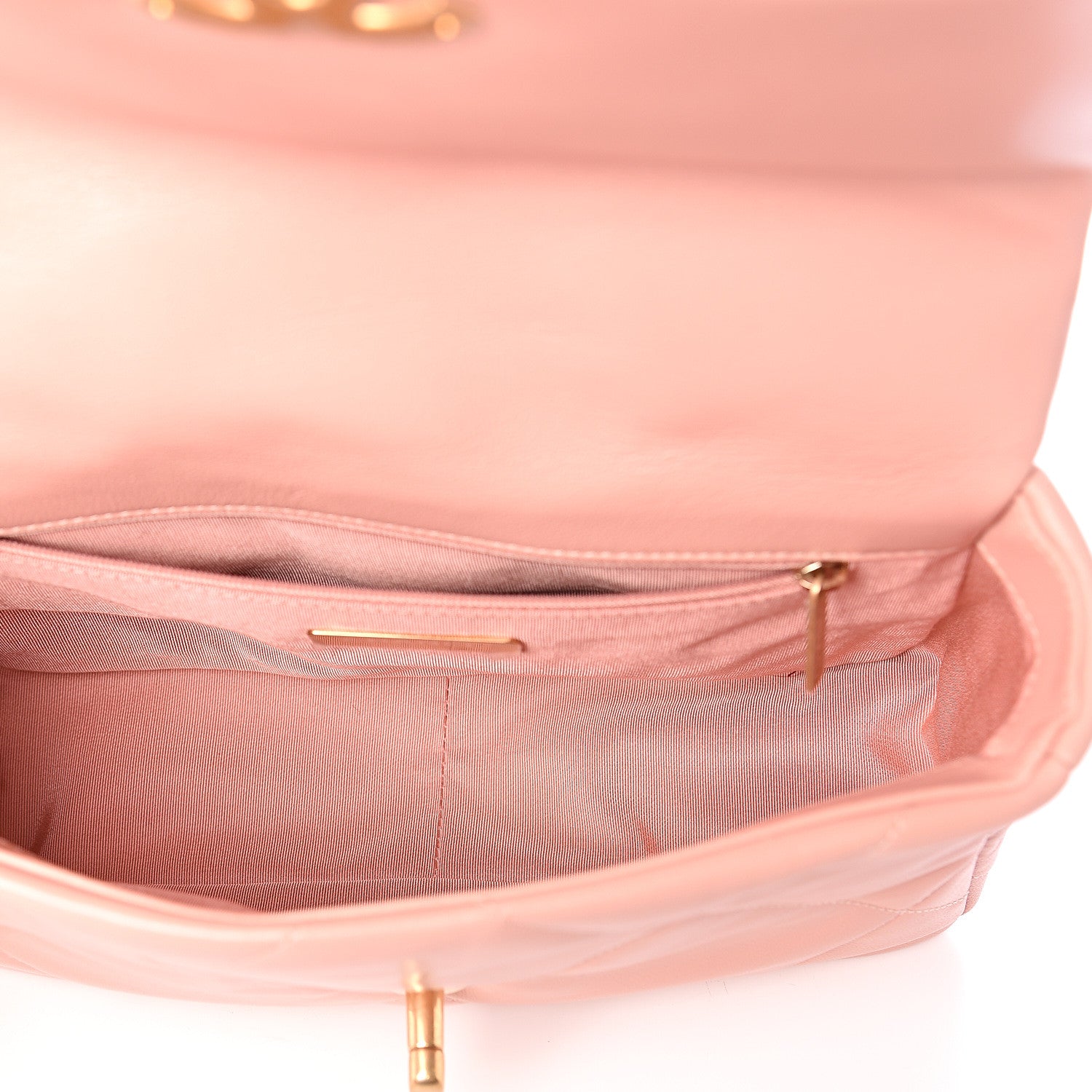 Chanel Goatskin Quilted Medium 19 Flap Light Pink 4 of 8