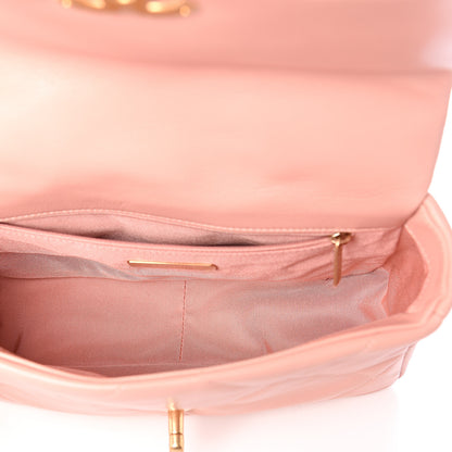 Chanel Goatskin Quilted Medium 19 Flap Light Pink 4 of 8