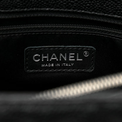 Chanel Caviar Quilted Grand Shopping Tote GST Black 6 of 10