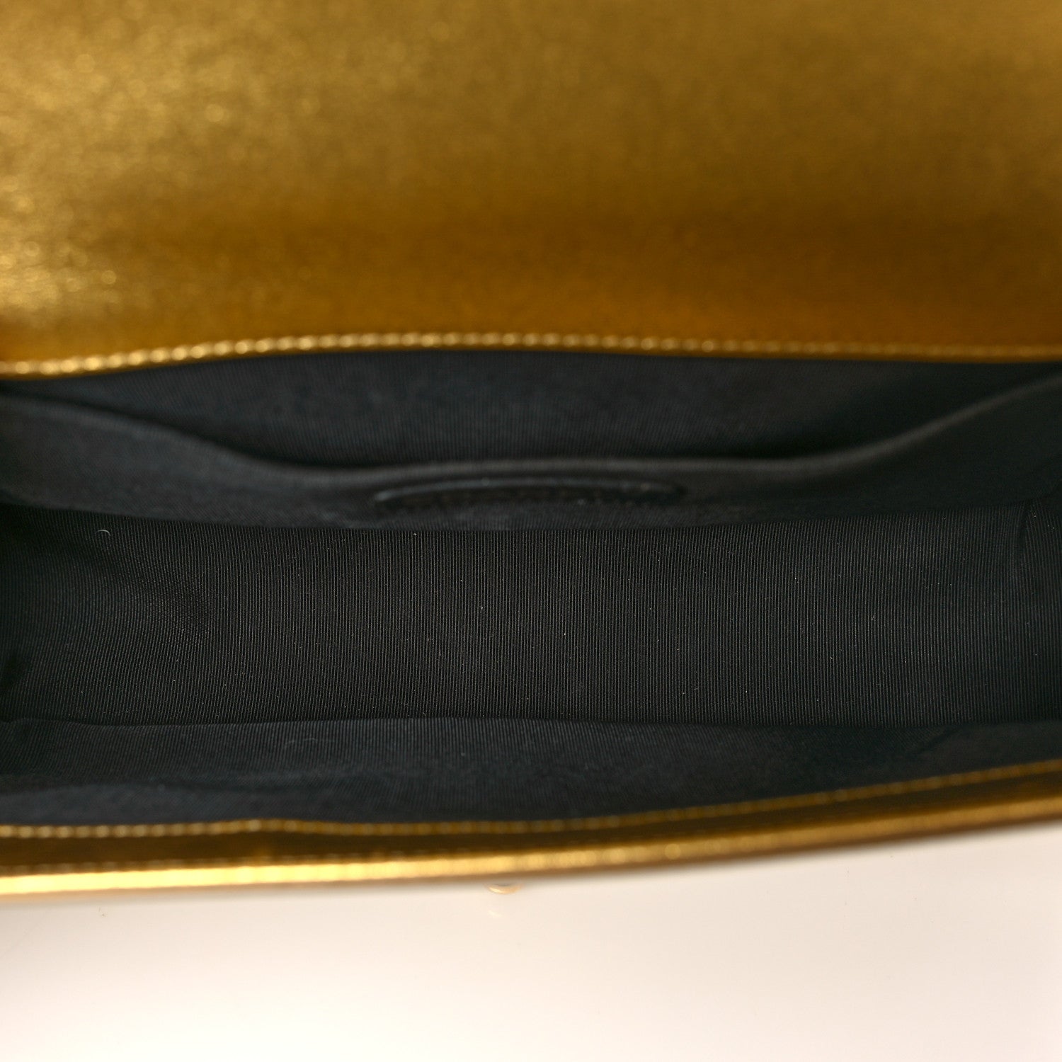 Chanel Metallic Patent Calfskin Quilted Medium Boy Flap Gold 5 of 10