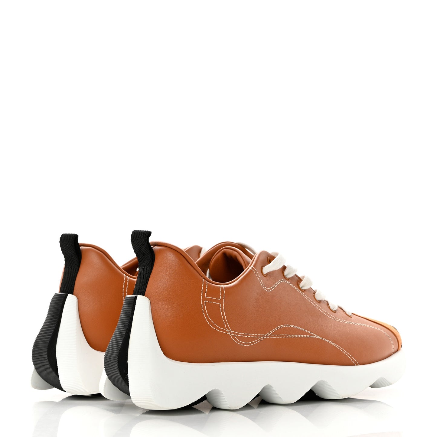 Calfskin Suede Goatskin Envol Sneakers 37 Naturel