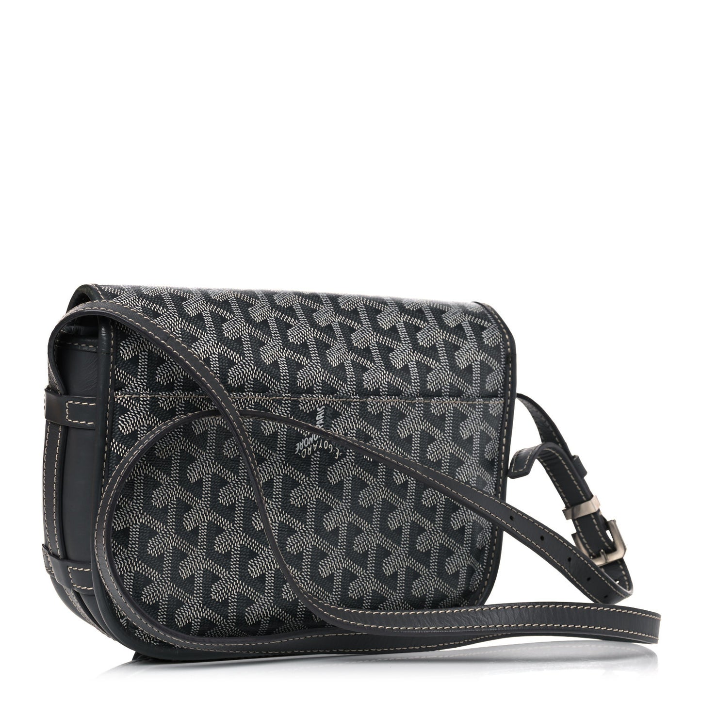 Goyardine Belvedere PM Messenger Bag Grey