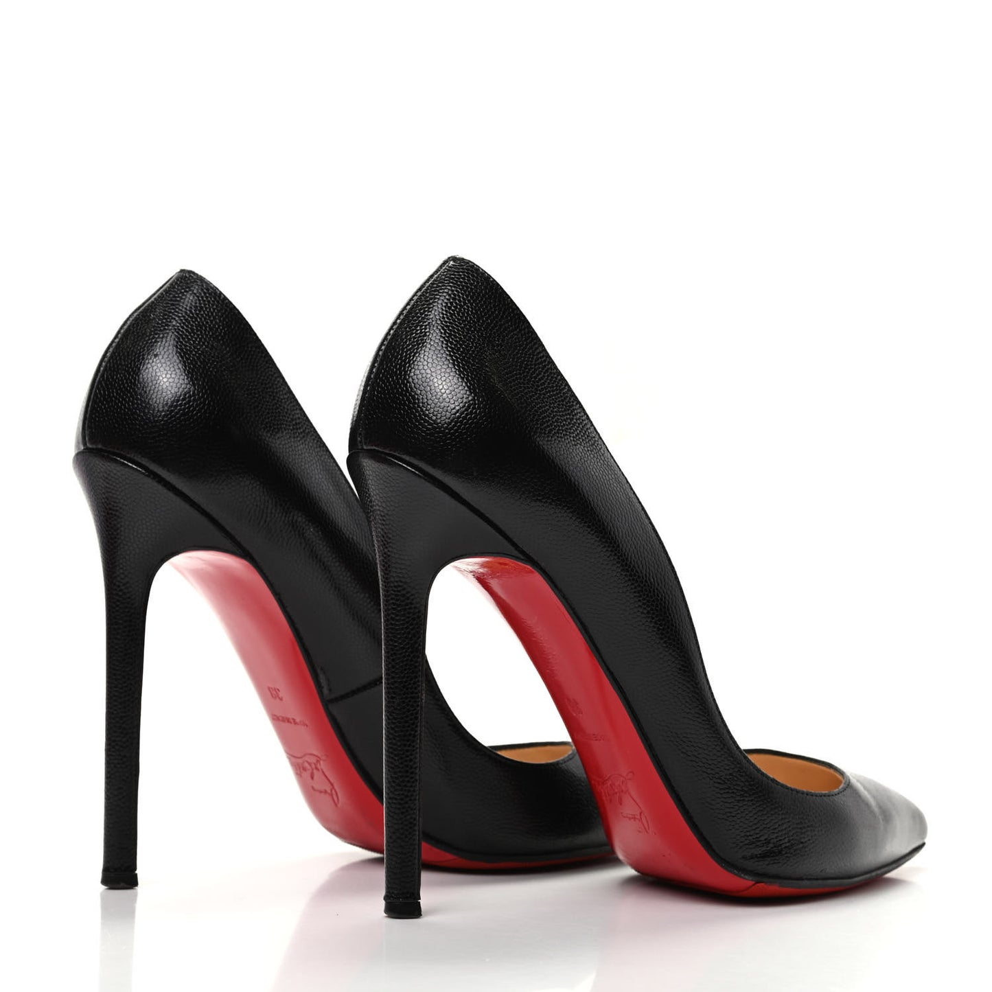 Grained Calfskin Pigalle 120 Pumps 38 Black
