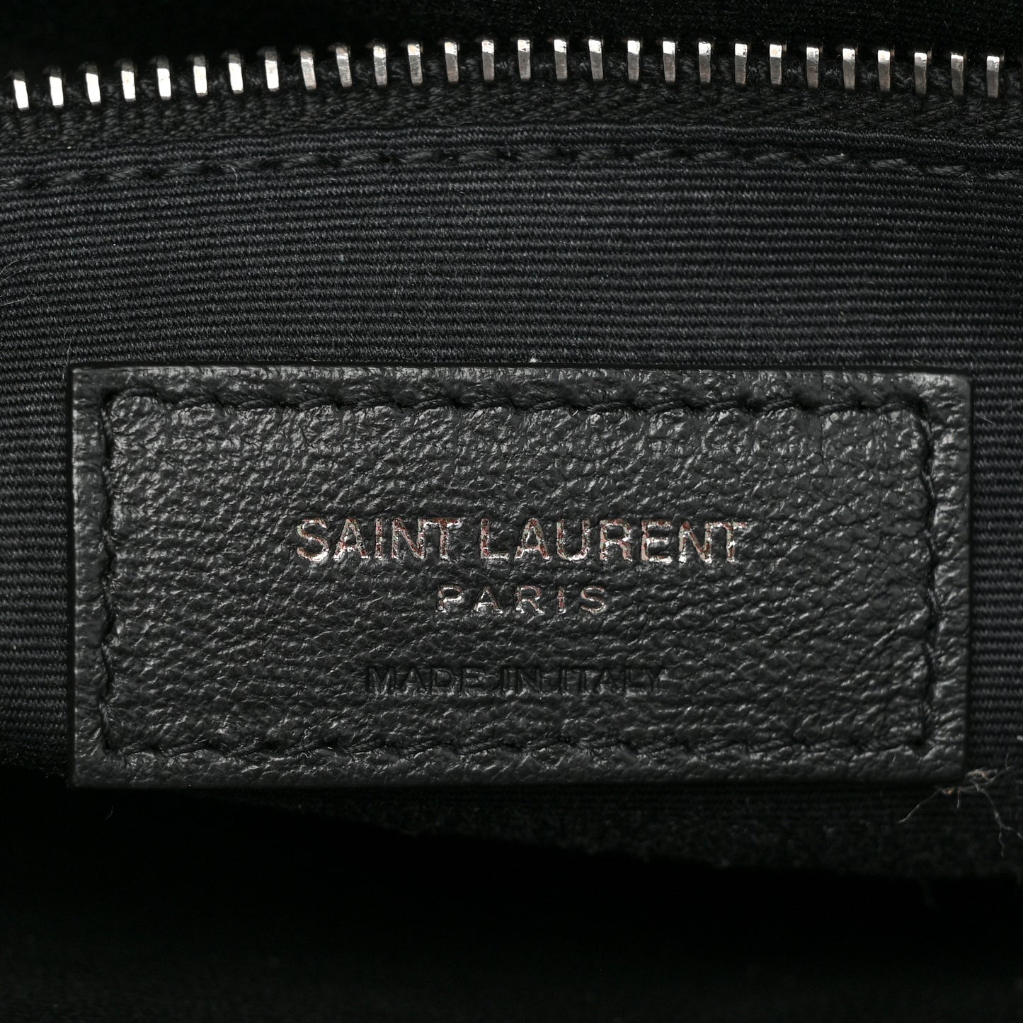 Crinkled Calfskin Matelasse Monogram Medium Niki Chain Satchel Black