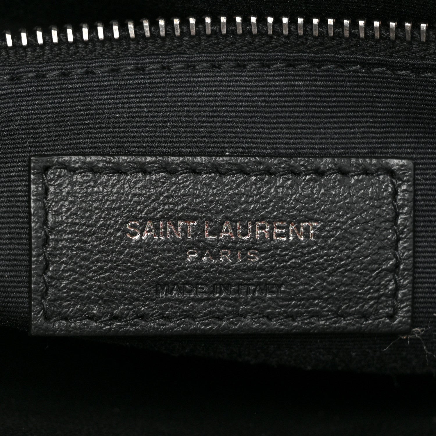 Saint Laurent Crinkled Calfskin Matelasse Monogram Medium Niki Chain Satchel Black 7 of 9
