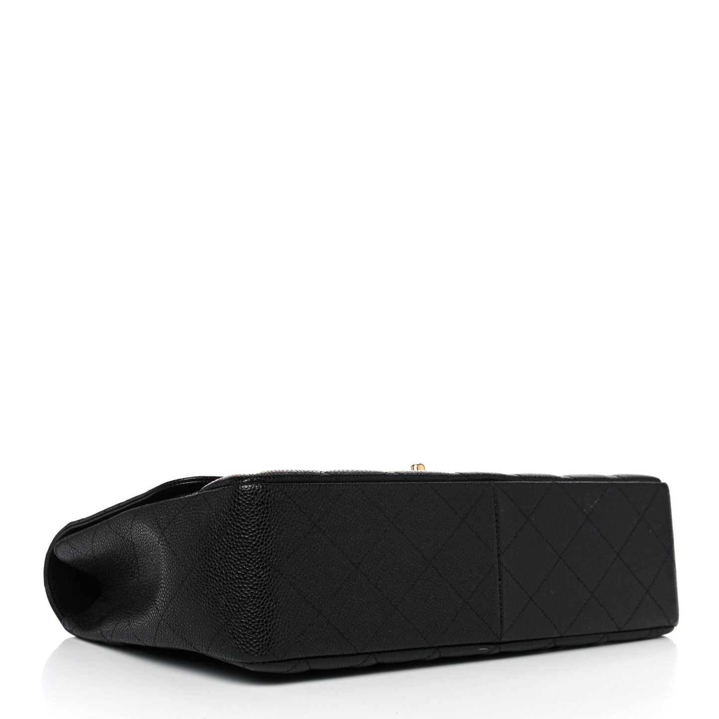 Caviar Quilted Jumbo Single Flap Black