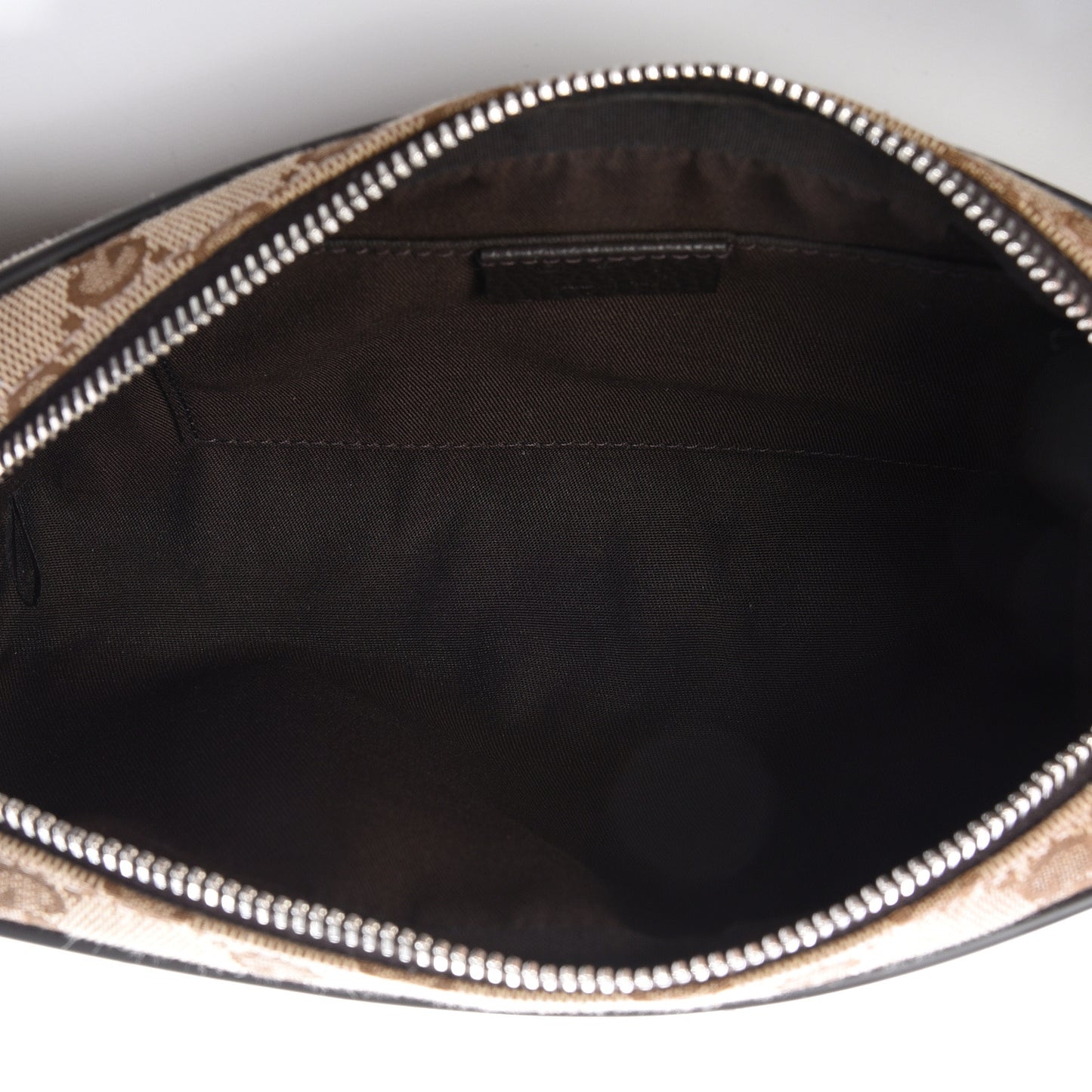 Monogram Belt Bag Dark Brown