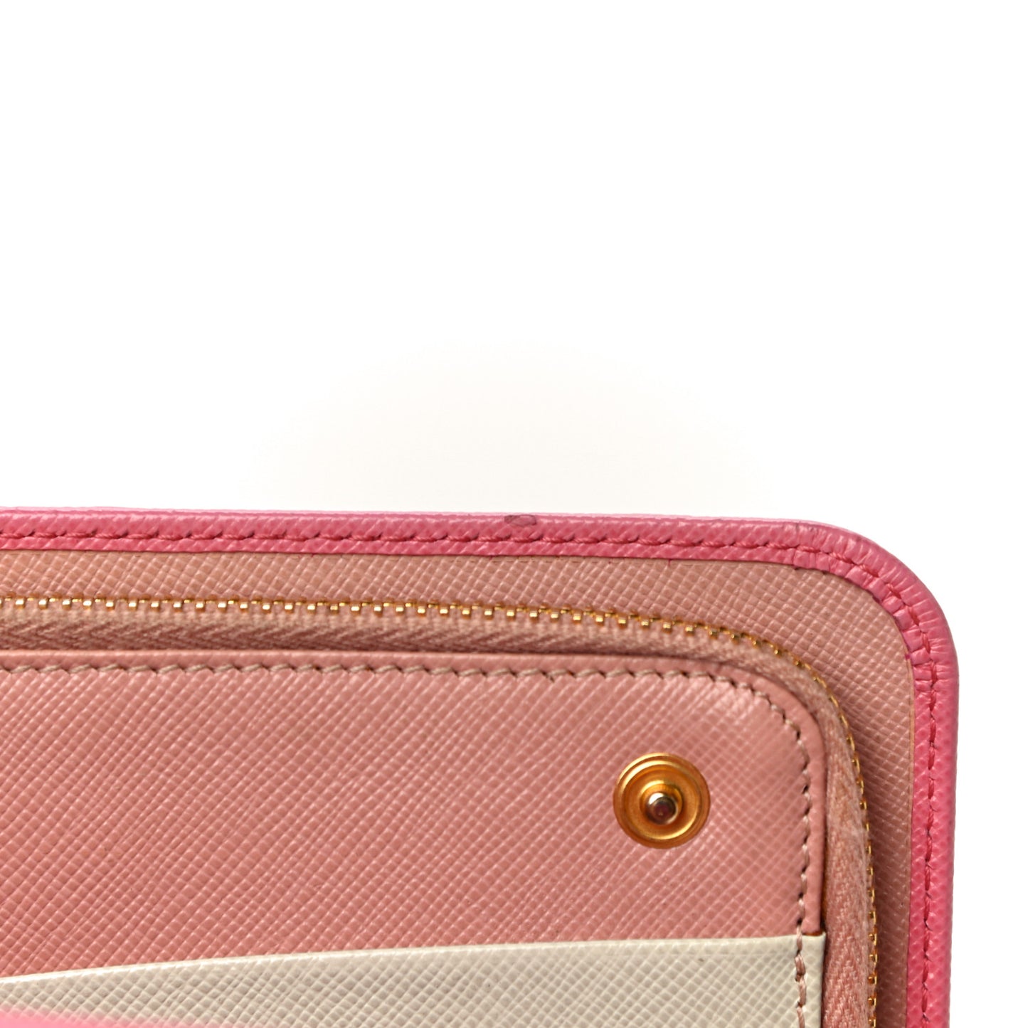 Saffiano Colour Metal Wallet Petalo Peonia