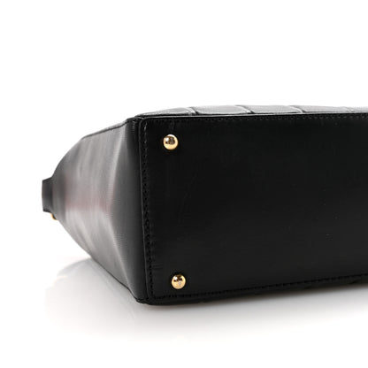 Chanel Lambskin Quilted Medium Chocolate Bar Shoulder Bag Black 8 of 10