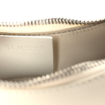 Givenchy Smooth Calfskin Small Moon Cut Out Shoulder Bag Ivory 6 of 9