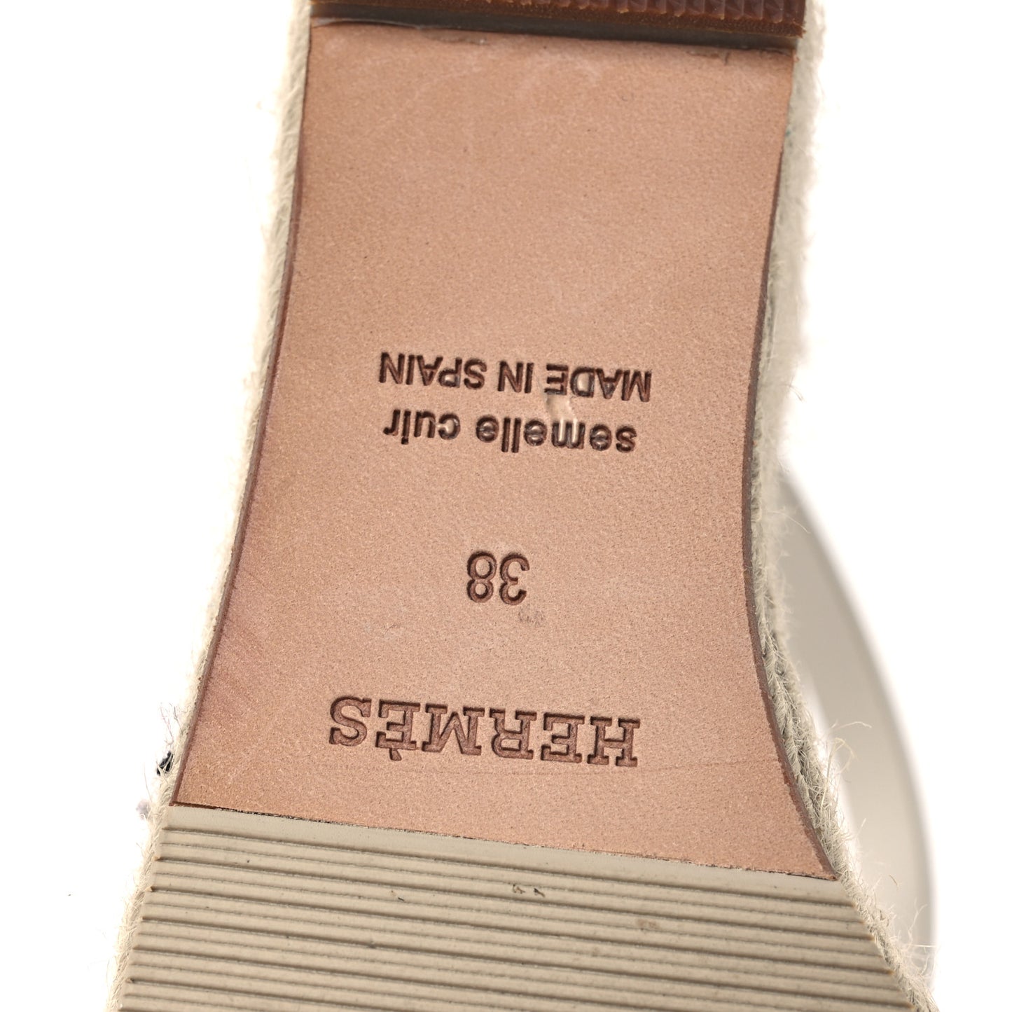 Calfskin Tipoli Espadrille Wedges 38 White