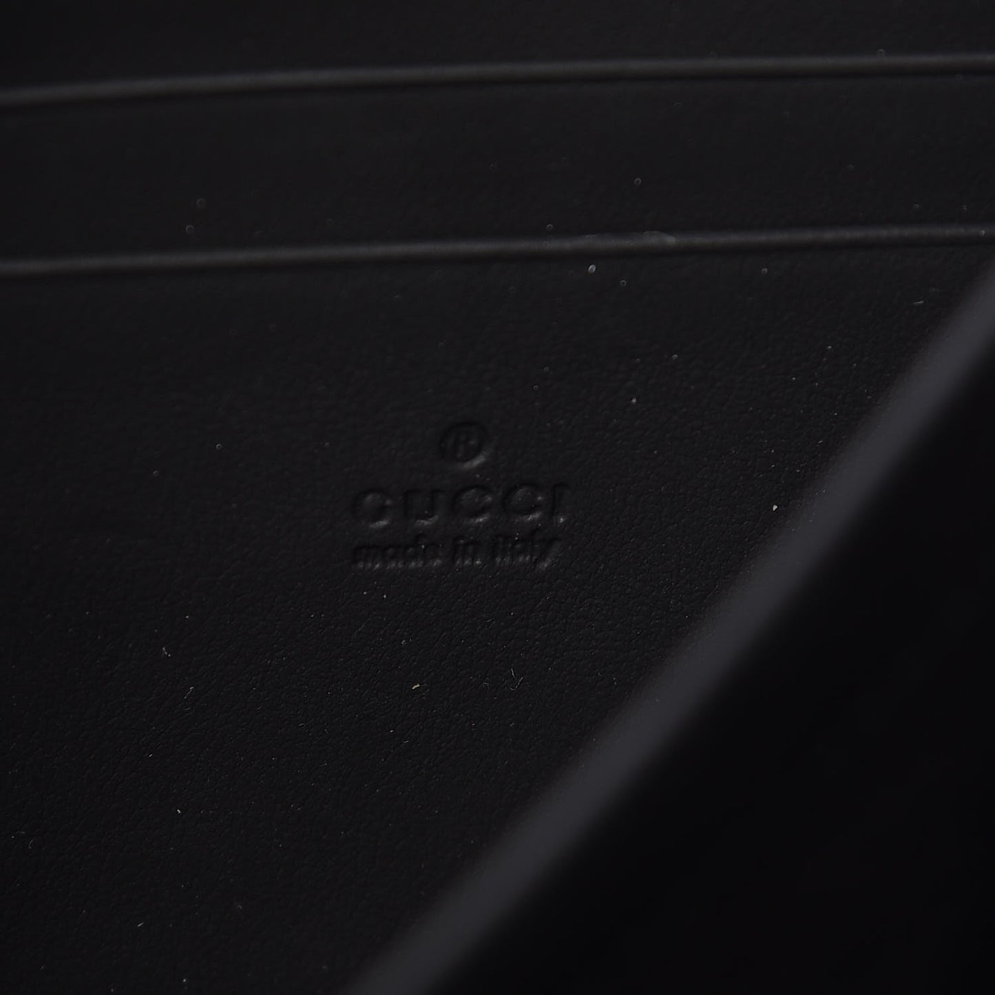 Suede Mini Dionysus Chain Wallet Black