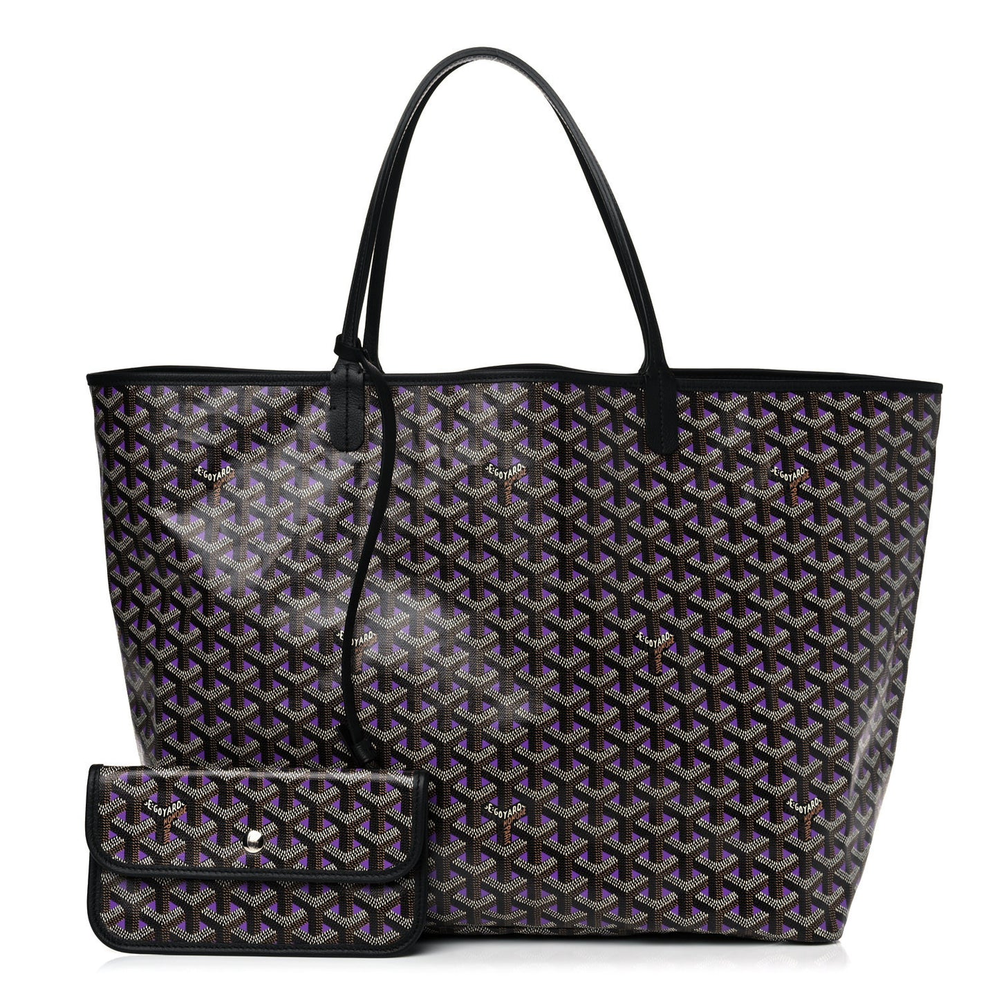 Goyardine Saint Louis Claire Voie GM Black Purple