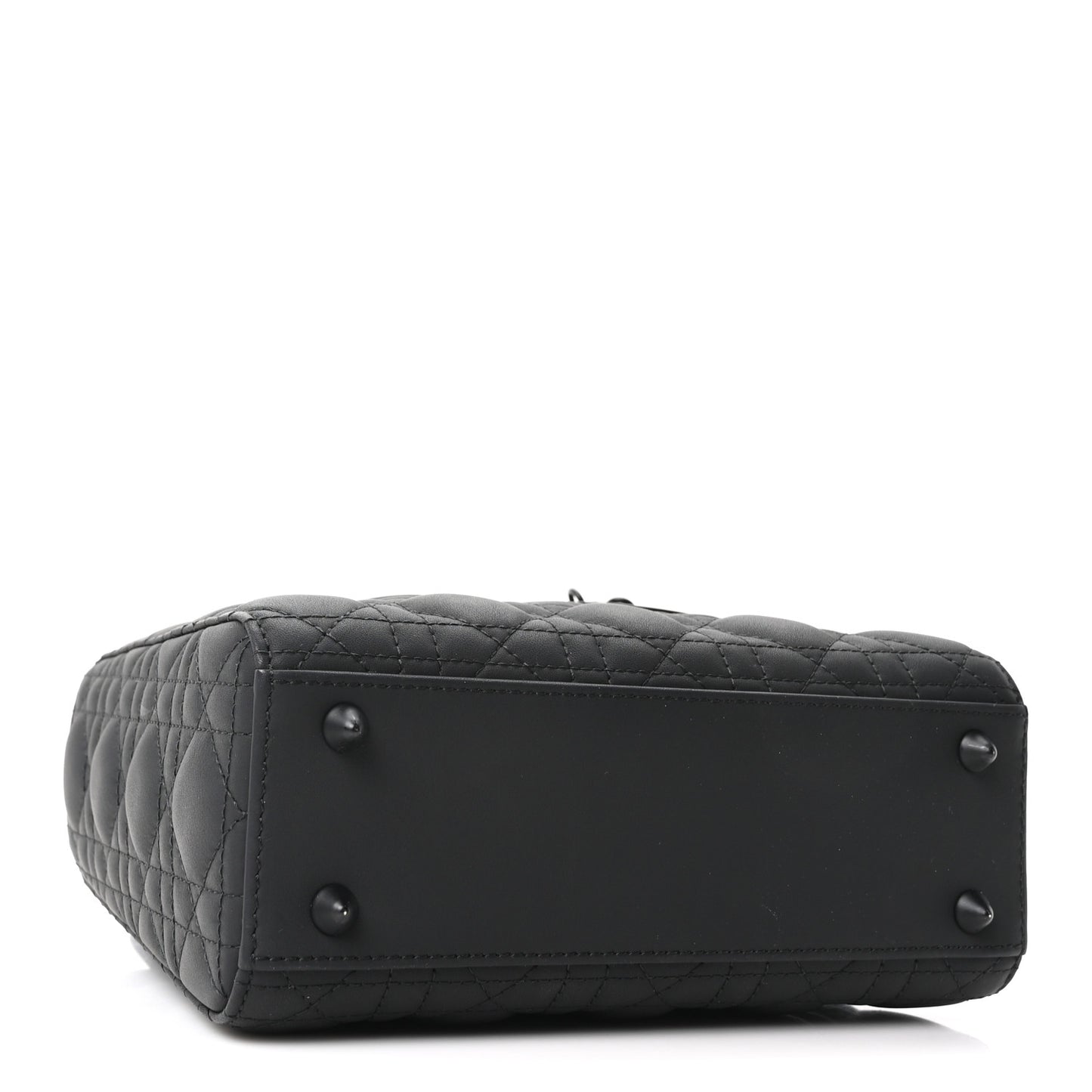 Ultra Matte Calfskin Cannage Small My ABCDior Lady Dior Black Black