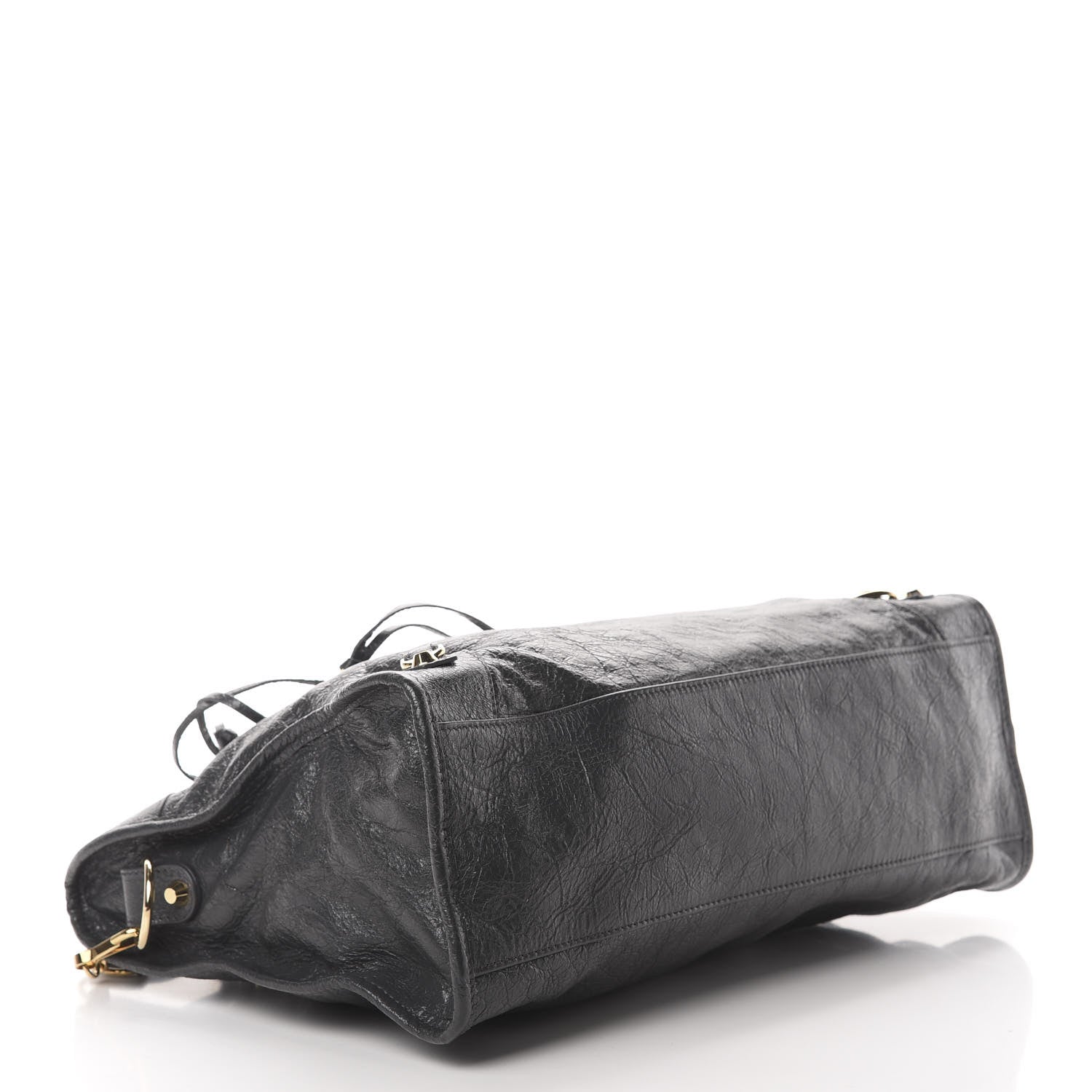Balenciaga Agneau Classic Gold Hardware City Gris Fossile Anthracite 4 of 10