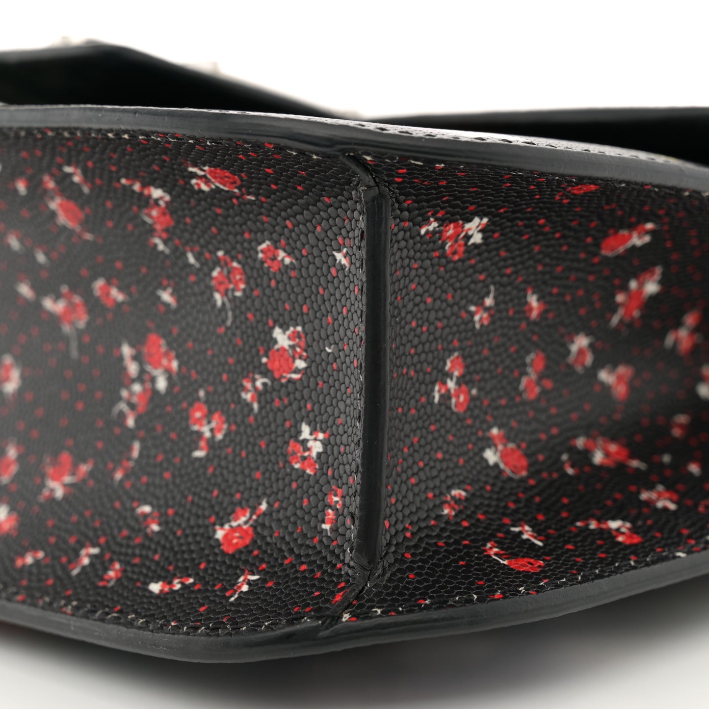 Calfskin Floral Medium Insignia Flap Multicolor