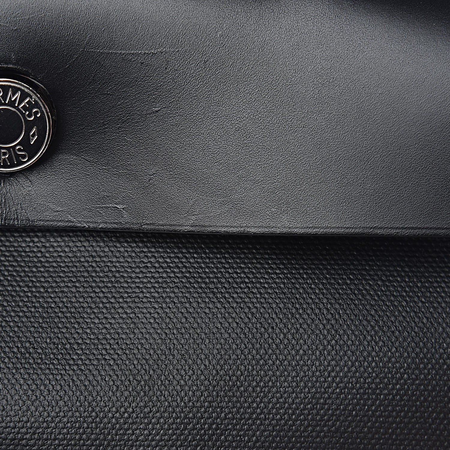 Hermes Toile H Berline Vache Hunter Herbag Zip PM 31 Black Ecru 12 of 18
