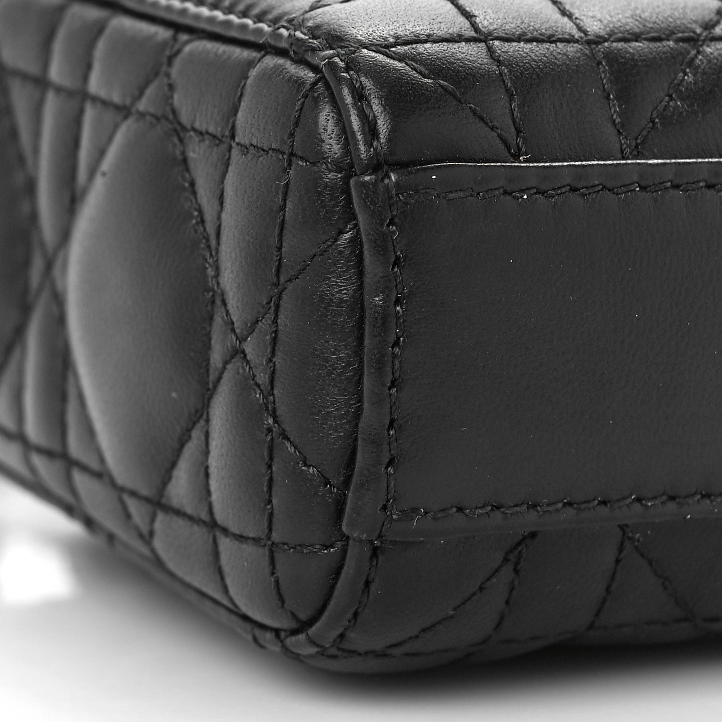 Lambskin Cannage Micro Lady D-Joy Black