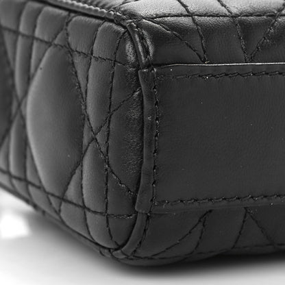 Christian Dior Lambskin Cannage Micro Lady D-Joy Black 7 of 9