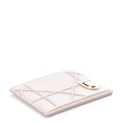 Christian Dior Grained Calfskin Cannage Diorama Card Holder Rose Poudre 4 of 8