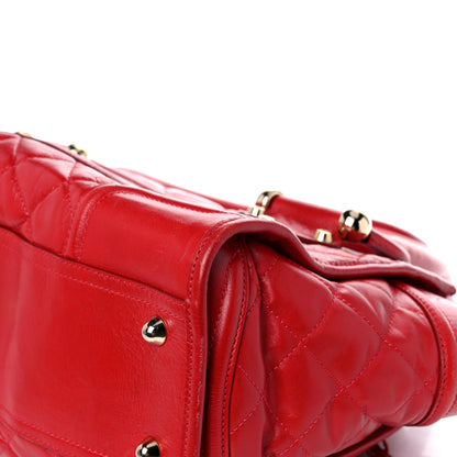 Burberry Calfskin Quilted Large Manor Tote Red 8 of 31