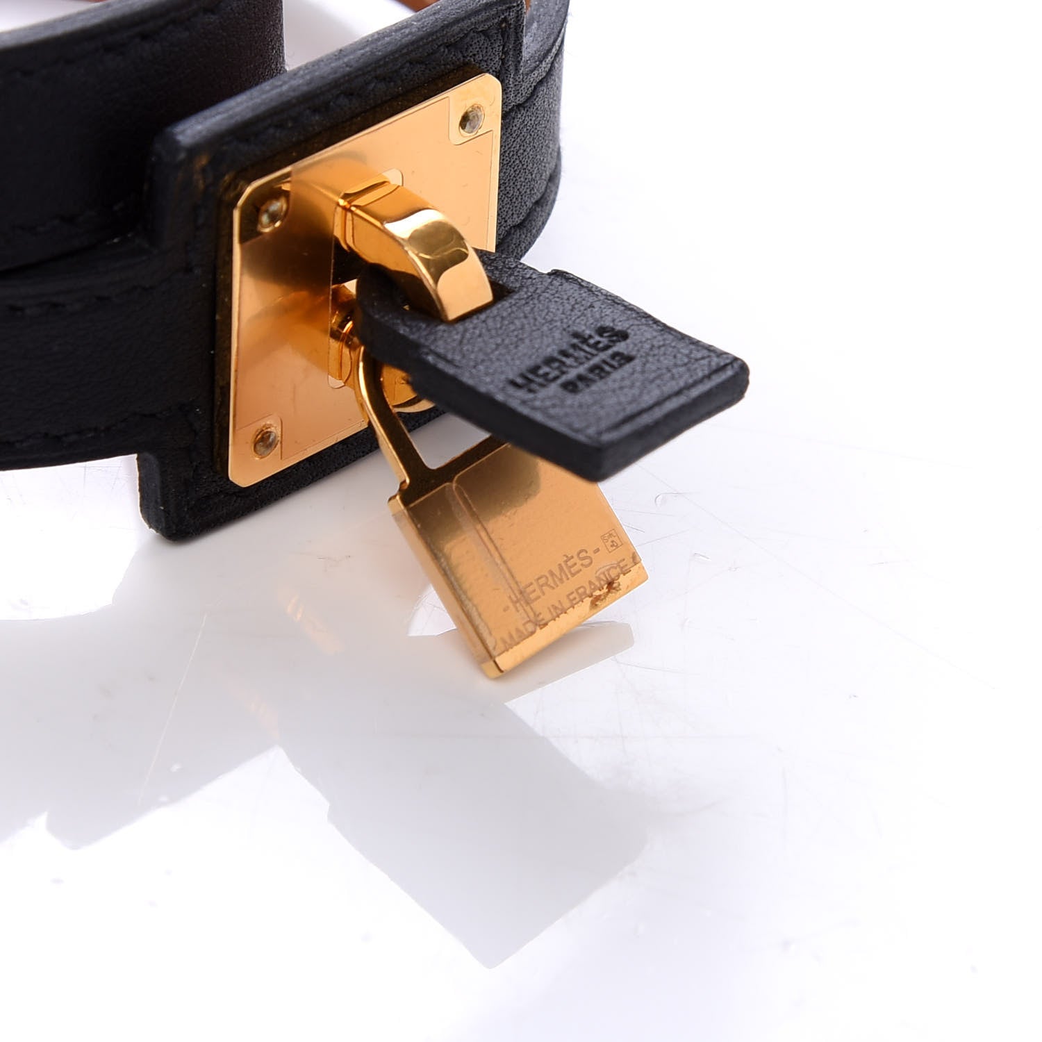 Hermes Swift O'Kelly Double Tour Bracelet T3 Black 5 of 6