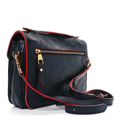 Louis Vuitton Empreinte Pochette Metis Marine Rouge 3 of 9