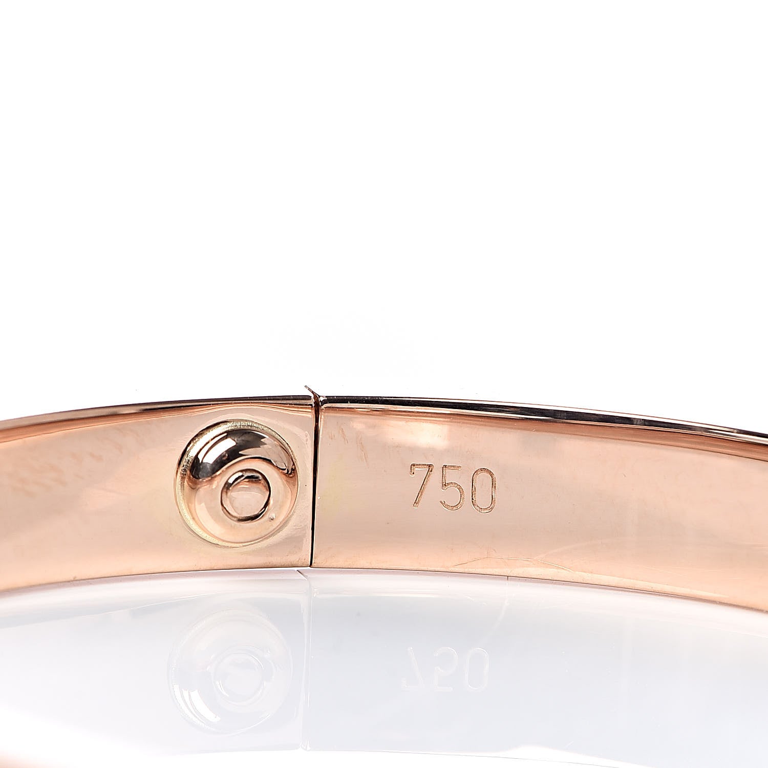 Cartier 18K Pink Gold LOVE Bracelet 16 5 of 6