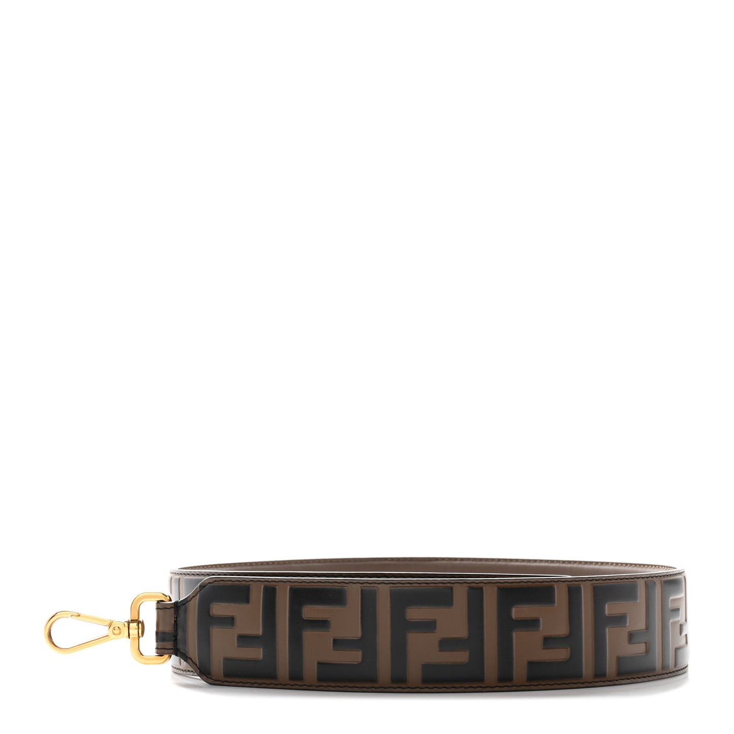 Vitello Century Bi-Color FF 1974 Embossed Strap You Maya Black