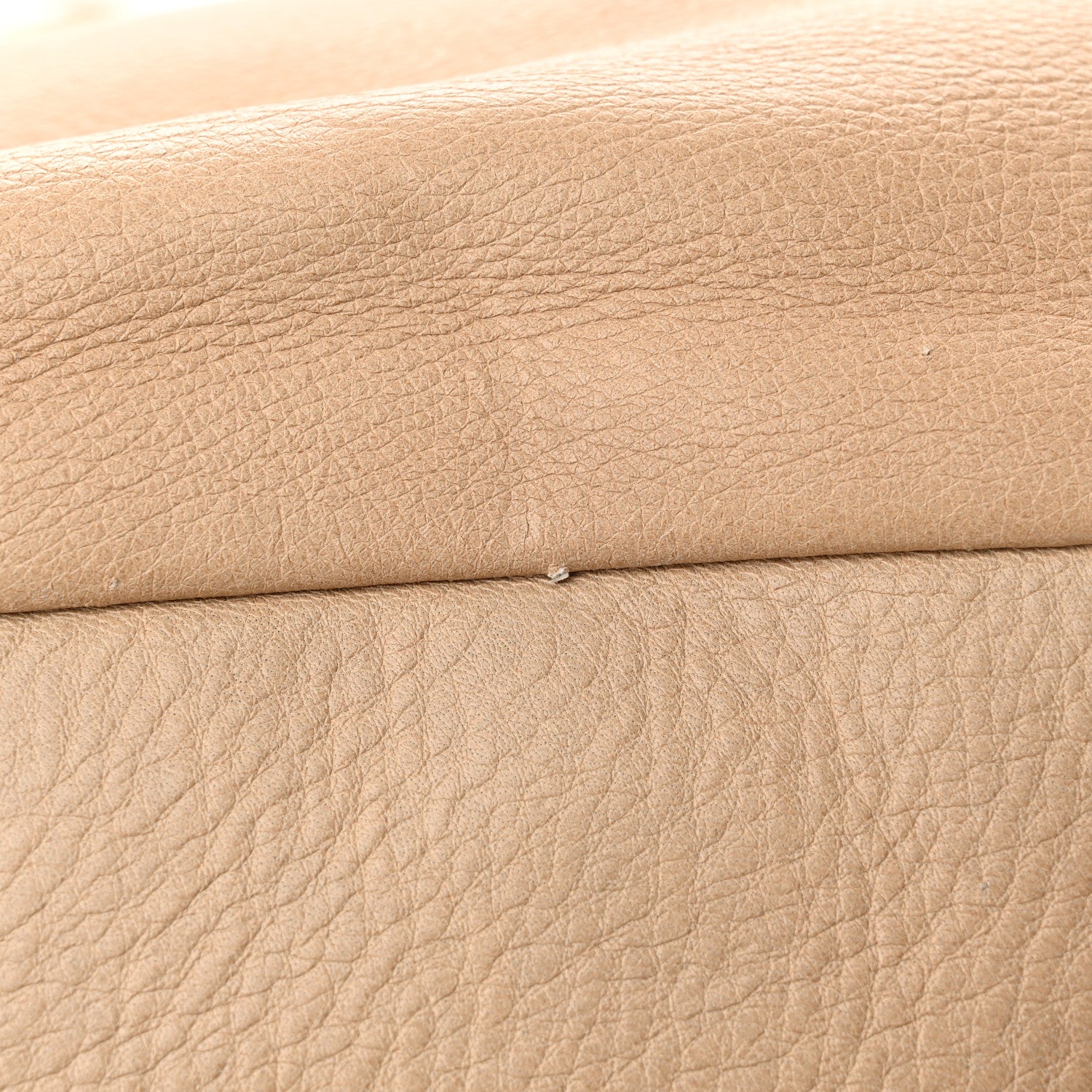 Prada Cervo Pleats Tote Beige 11 of 20
