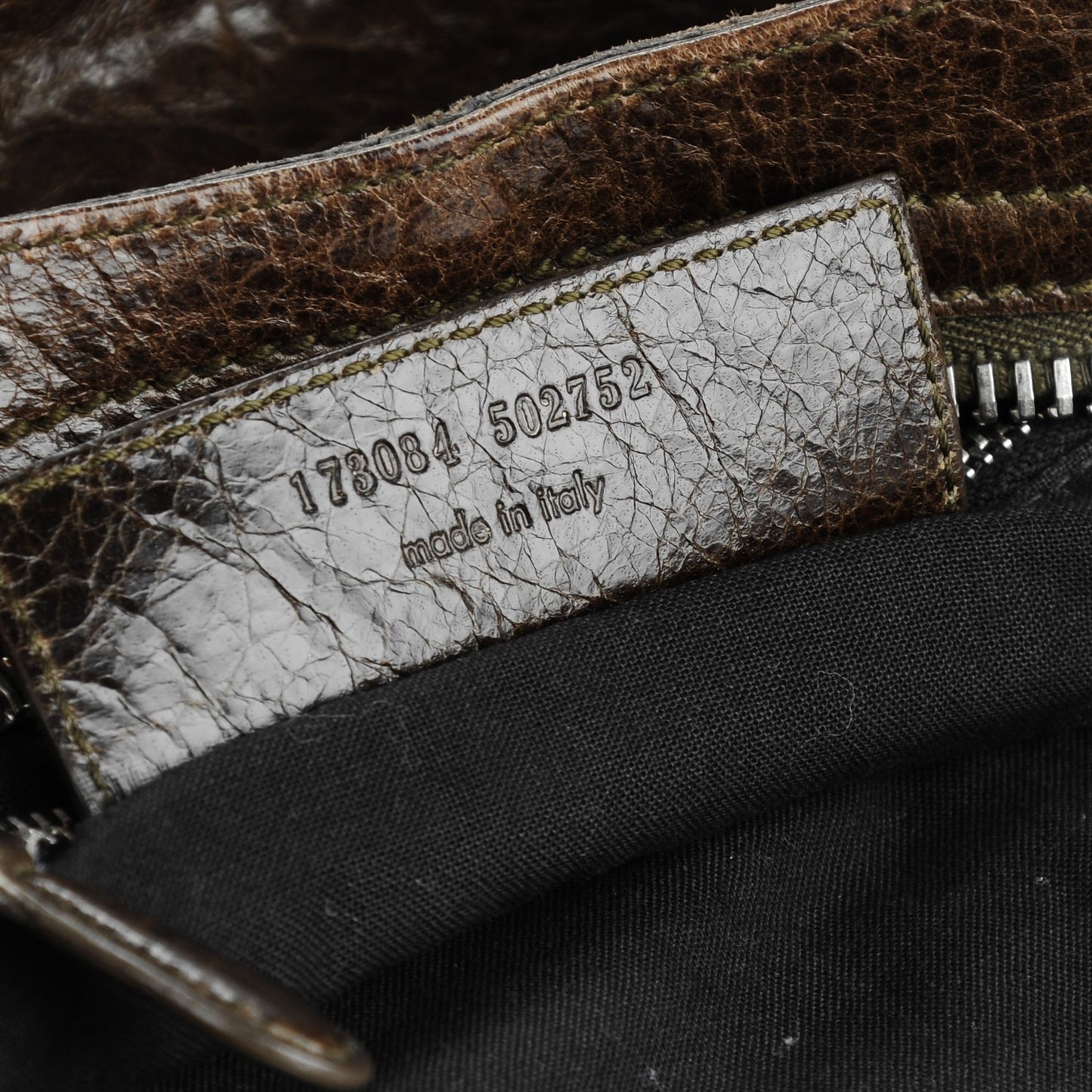 Chevre Giant 21 Silver Hardware City Dark Brown