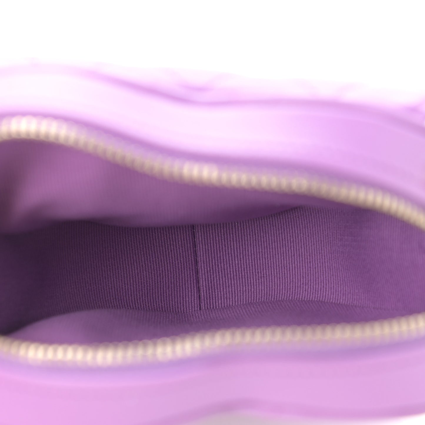 Lambskin Quilted CC In Love Heart Clutch With Chain Purple