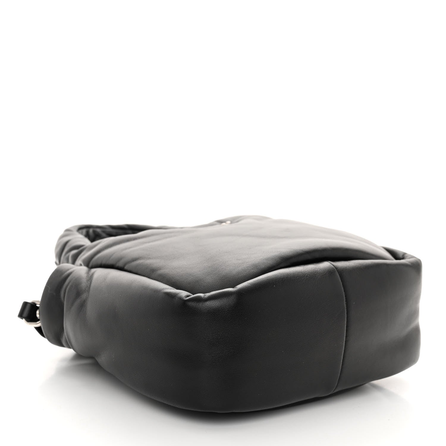 Prada Nappa Soft Padded Small Double Handled Shoulder Bag Black 4 of 9