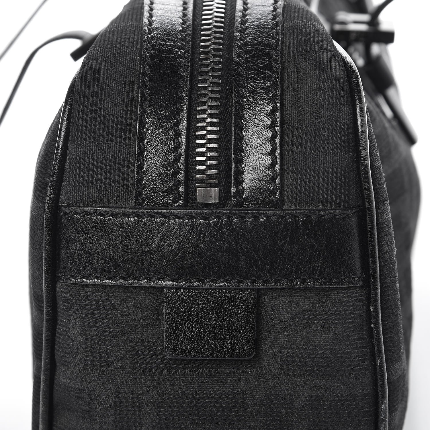 Fendi Zucca Zip Top Tote Black 8 of 11