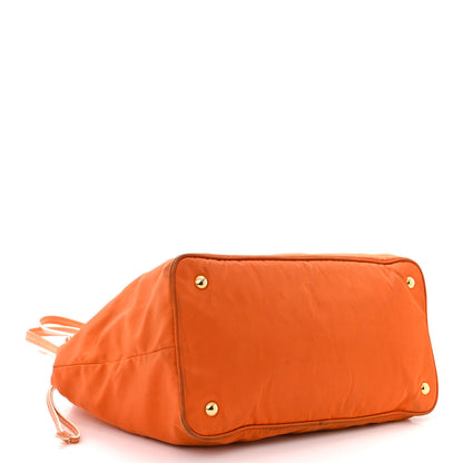 Prada Tessuto Nylon Saffiano Tote Giallo 4 of 13