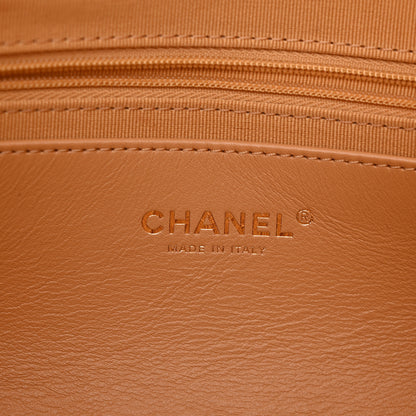 Chanel Suede Calfskin Lambskin Quilted Maxi Hobo Light Brown 7 of 11