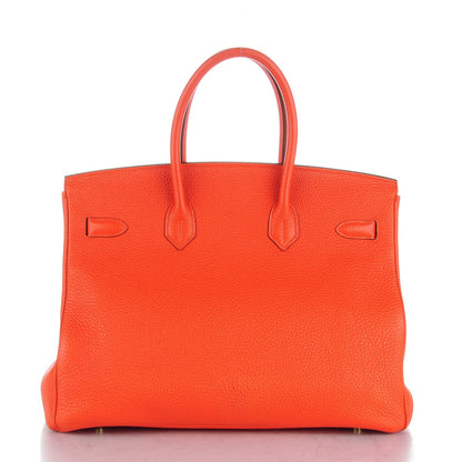 Hermes Togo Birkin 35 Capucine 4 of 26