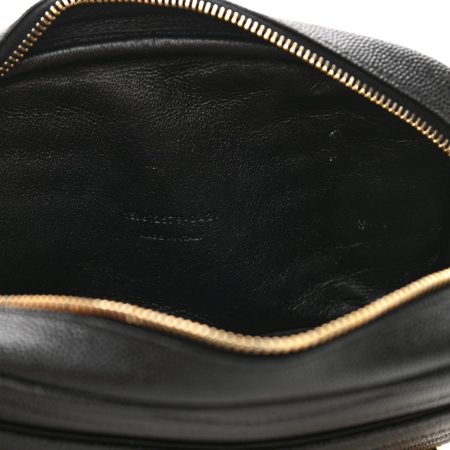 Grain De Poudre Matelasse Monogram Mini Lou Camera Bag Black