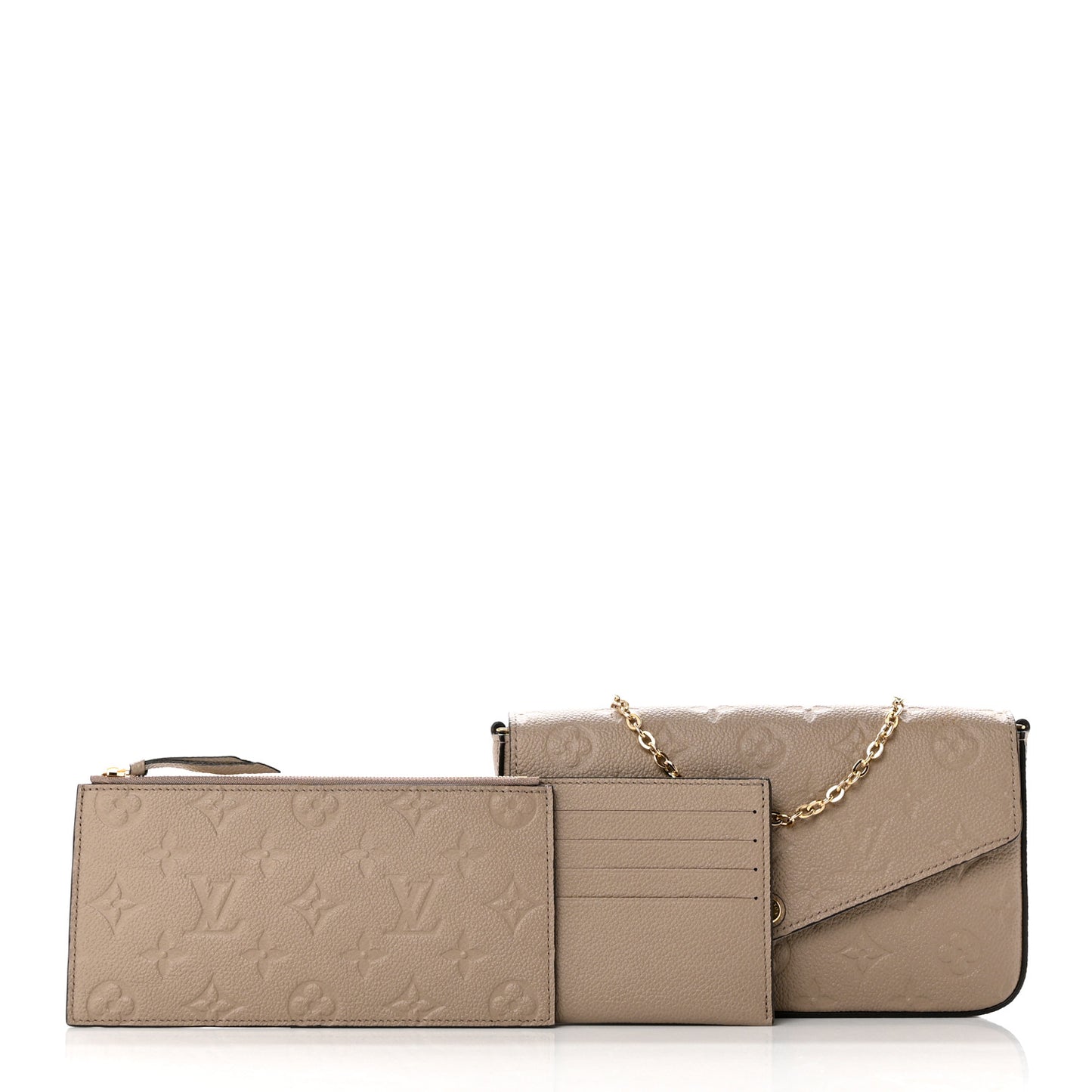 Empreinte Pochette Felicie Chain Wallet Tourterelle