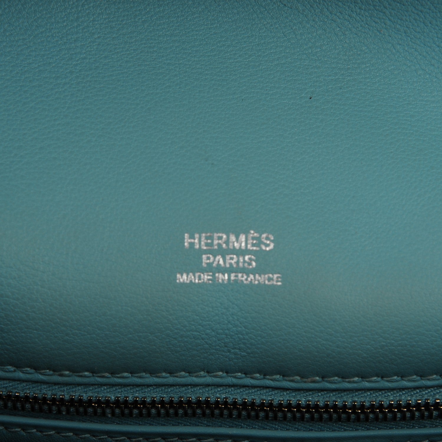Hermes Veau Swift Sac Berline 28 Bleu Atoll 6 of 10