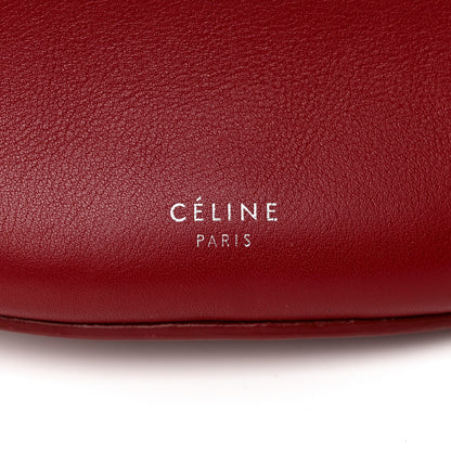 Celine Supple Grained Calfskin Big Bag Bucket Red 6 of 17