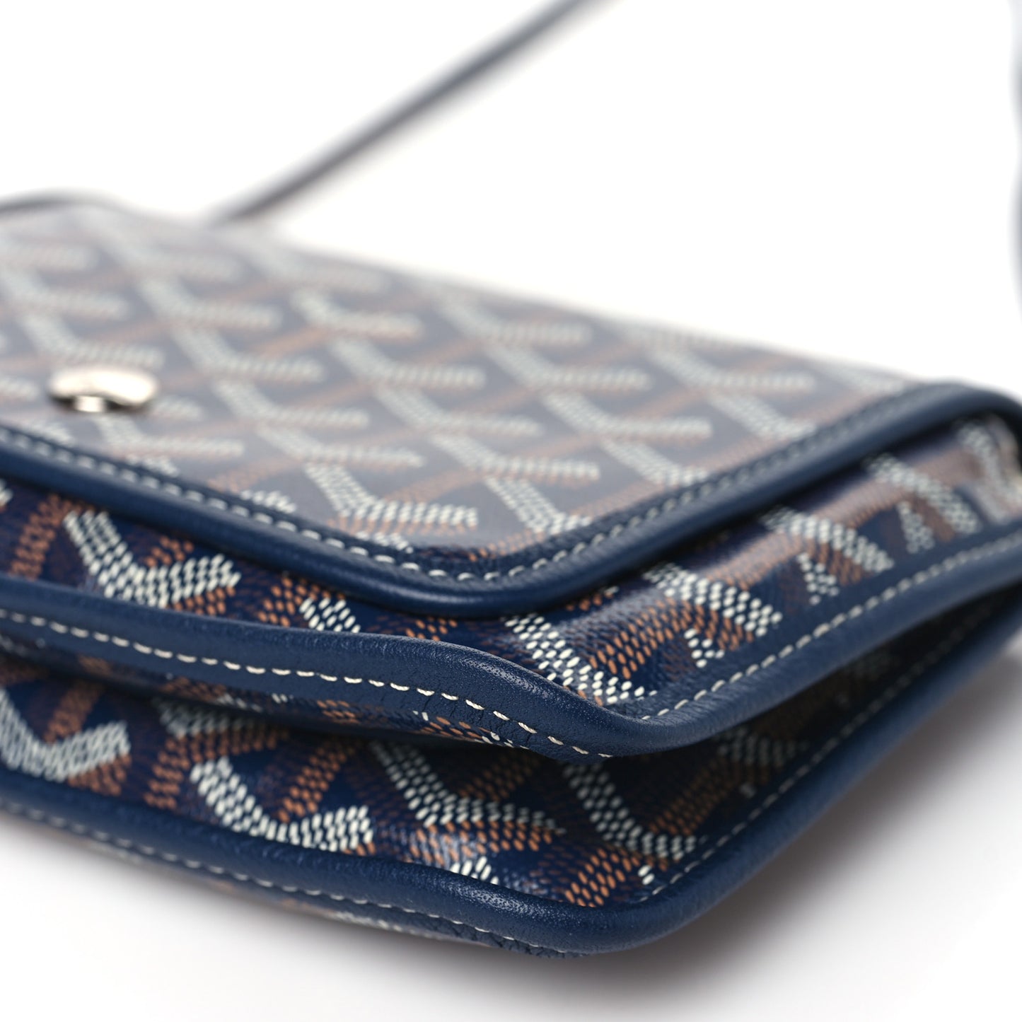 Goyardine Plumet Wallet Clutch Navy