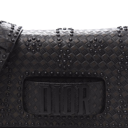 Christian Dior Calfskin Studded Dio(r)evolution Flap Bag Black 9 of 9