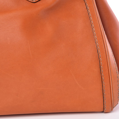 Gucci Calfskin Large GG Running Tote Orange 17 of 19