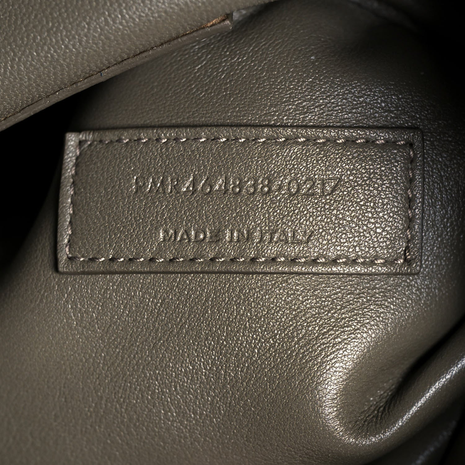 Saint Laurent Suede Calfskin Small Anja Bucket Grey 7 of 12