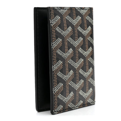Goyard Goyardine Saint Marc Folding Card Case Black Gold 3 of 7