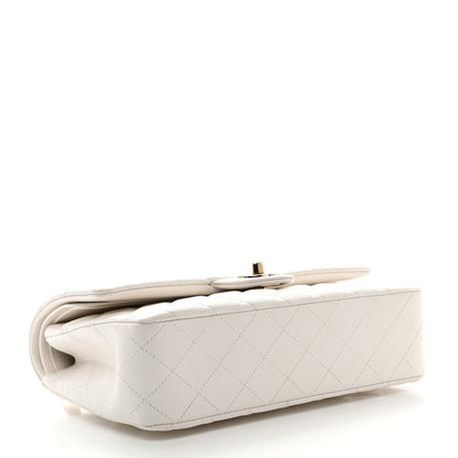 Chanel Caviar Quilted Medium Double Flap White 4 of 11