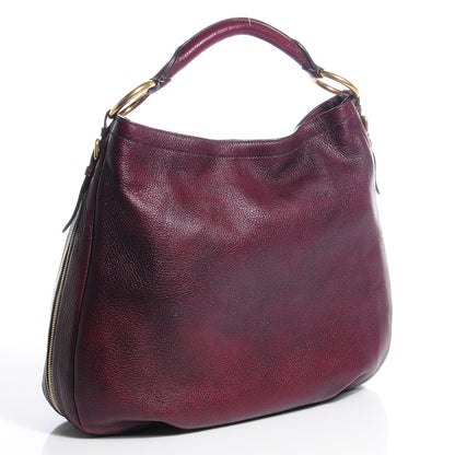 Prada Vitello Daino Hobo Amaranto 3 of 10
