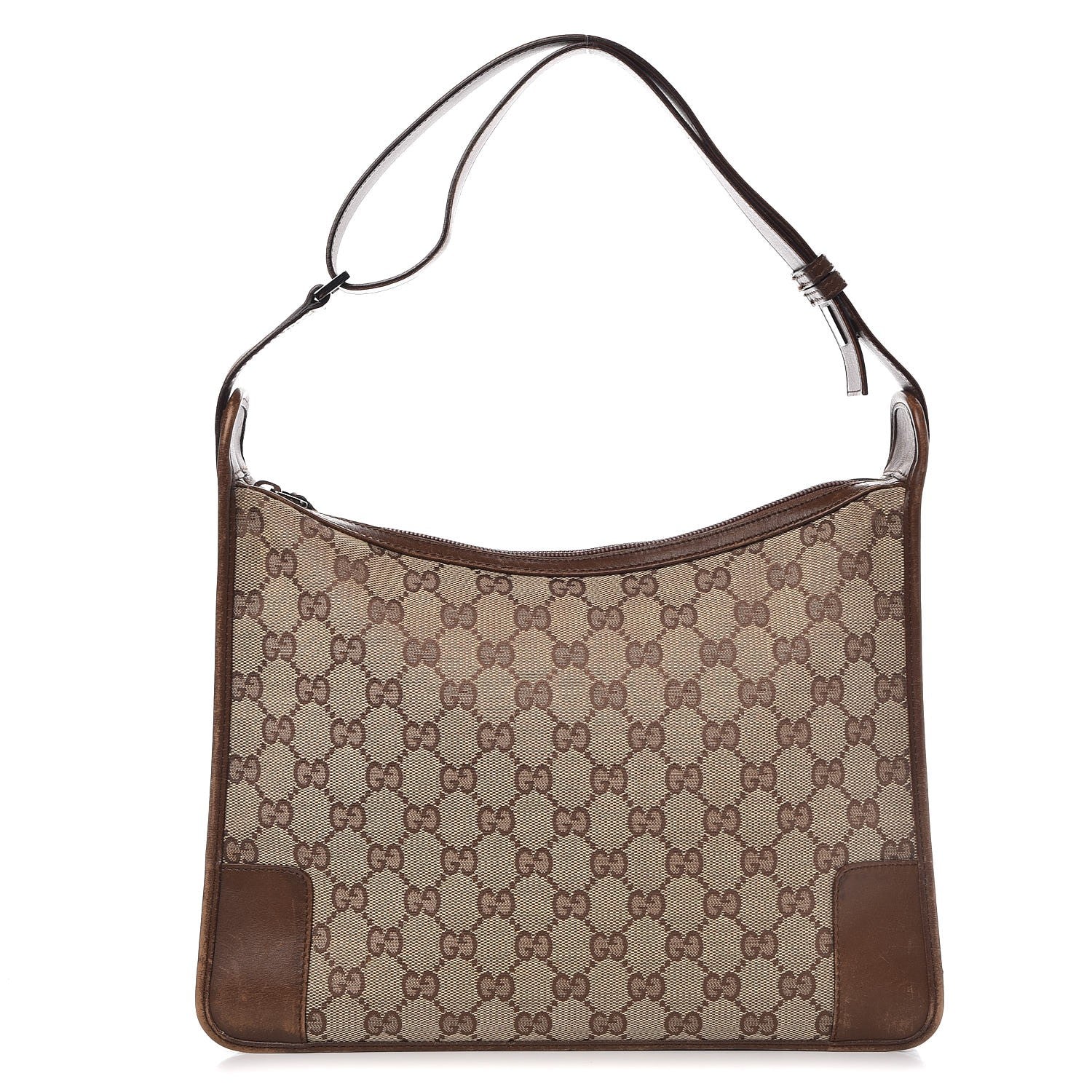 Gucci Monogram Shoulder Bag Brown 1 of 16