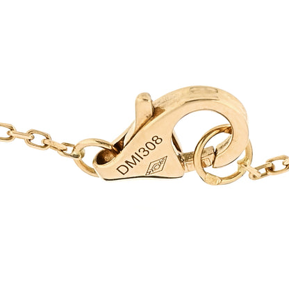 Cartier 18K Yellow Gold Diamond Chrysoprase Amulette de Cartier Bracelet 5 of 5